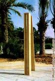 Column Casing, 1990, white pine, height: 280cm.